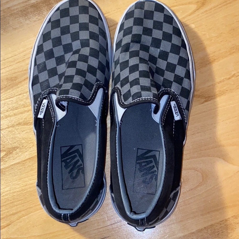 Checkered Vans - image 1